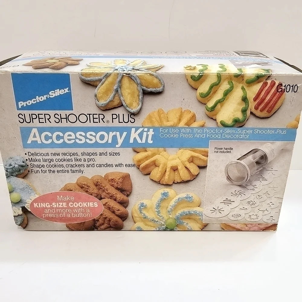 Salad Shooter Plus Assessory Kit & Recipe Book Proctor Silex NOB
